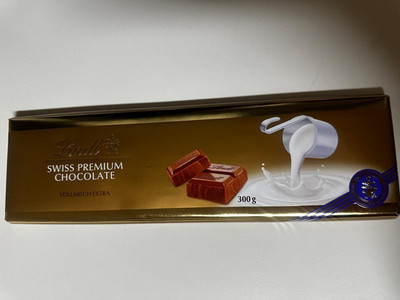 Lindt Swiss Premium Chocolate / Vollmilch Extra Tafel 300 g