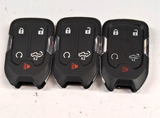 Lot Of 3 Oem Chevrolet Smart Key Fob Remotes Hyq1es 5 Buttons