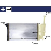 Mahle KÜHler MotorkÜHlung WasserkÜHler Passend FüR Fiat Panda | CR 1451 000S
