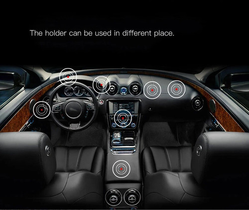 Magnetic Car Phone Holder Universal Wall Desk Round Metal Magnet Mount GPS Disc - Picture 19 of 24