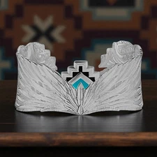 Montana Silversmiths Firefly Lights Fine Silver Cuff Bracelet Retail $110 ~ NEW