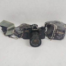 Canon AE-1 Program BLACK 35mm SLR Camera  FD 28-55