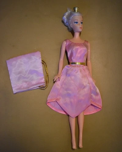 Vintage Growin Pretty Hair Barbie #1144 Pink Dress And 1970 Ballerina Doll READ