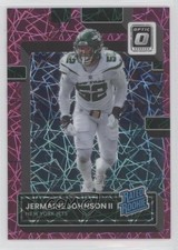 2022 Panini Donruss Optic Pink Velocity Prizm 41/79 Jermaine Johnson II 15al