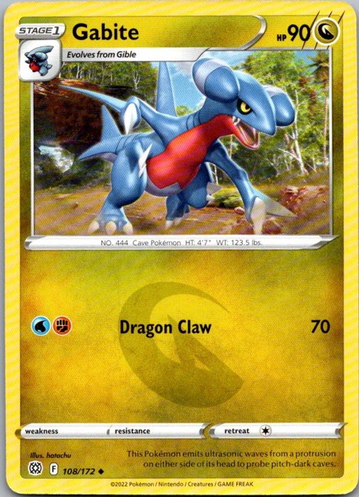 Gabite [SWSH09 - 108/172] NM EN