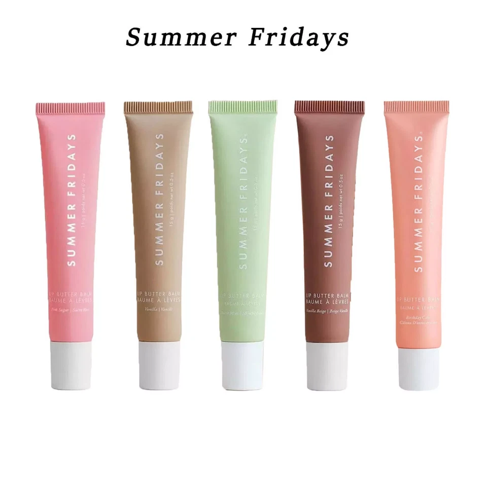 Summer Fridays Lip Butter Balm New With Sealed Box 0.5 oz/15g Hydration Shine
