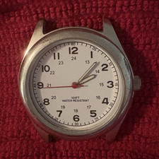 FMD Quartz Analog Wristwatch White Dial Arabi...