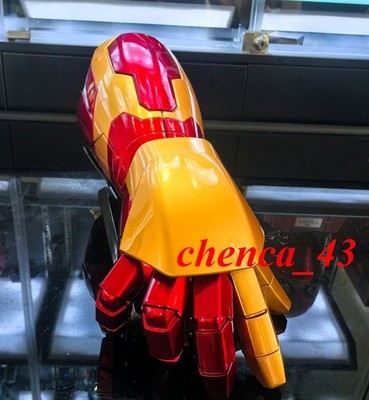 US!!! 1:1 Iron Man MK42 Gauntlet Arm Wearable Cosplay Armor Voice