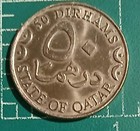Qatar 50 Dirhams Coin  Ah 1421.   2000 — photo 4