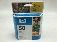 NEW HP 58 Photo Color Ink Cartridge GENUINE