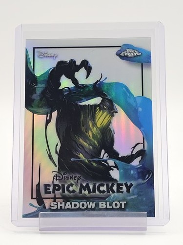 SHADOW BLOT 2026 TOPPS CHROME DISNEY NEON EPIC MICKEY REFRACTOR #EM-25 Q6284