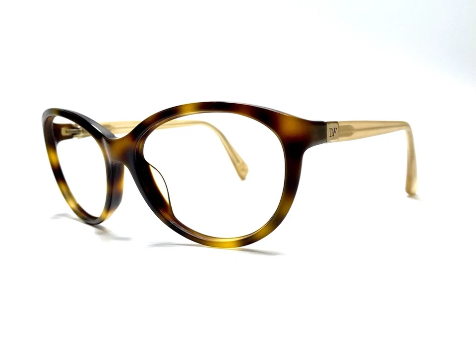 Gafas Diane Von Furstenberg DVF marrón tortuga gato DVF599S 240 56 17 135 Foto 2 de 4