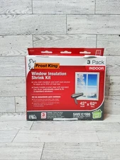 Frost King Window Insulation Shrink Kit, 42"x62" - 3 Pack