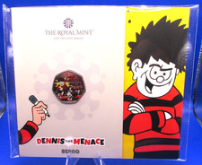 2026 Dennis the Menace Colour 50p Fifty Pence Coin Royal Mint BUNC Pack