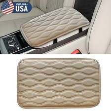 PU Leather Auto Armrest Pad Cover Center Console Box Cushion Mat Car Accessories