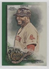 2022 Topps Allen & Ginter Chrome Green Refractor 43/99 David Ortiz #82 HOF 7xr