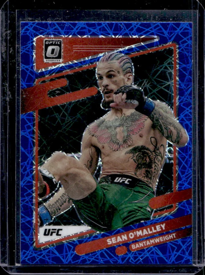 2022 Donruss Optic UFC Sean O'Malley Blue Velocity Prizm #9