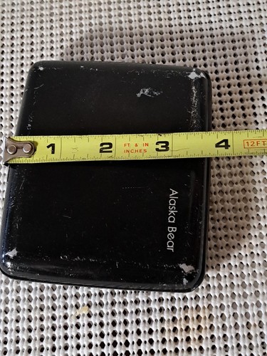 Alaska Bear Aluminum Wallet Credit Card Holder Scuffed Scraped Broken Card Slots - 第 13/14 張圖片