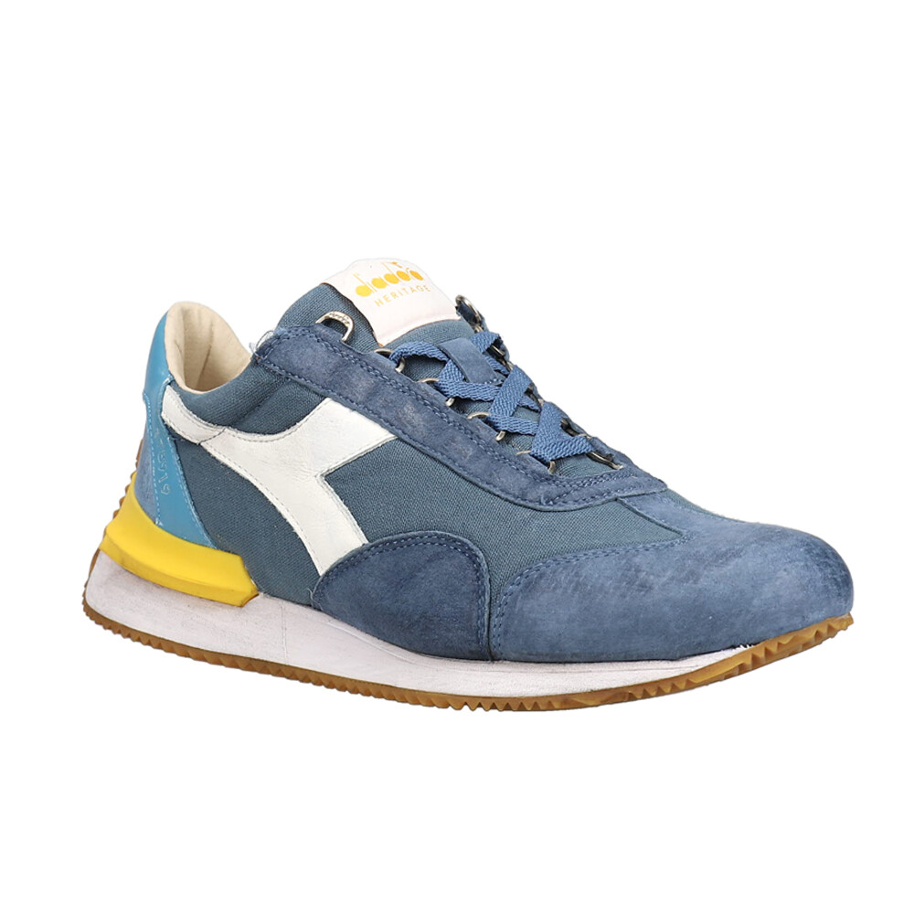 Suede Diadora Shoes Yellow Diadora Trainers Diadora Equipe Mad