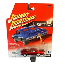 Johnny Lightning Pontiac GTO 1971 Performance Pro Street Red Diecast 1/64