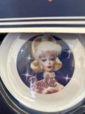 1996 Barbie Miniature Nostalgic China Tea Set/Collectors Case Chilton Toys