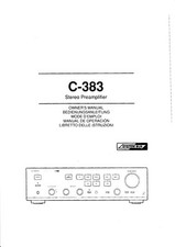 Owners Manual-Anleitung für Luxman C-383   