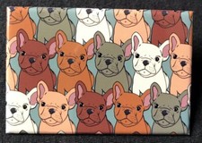 French Bulldog Puppy Magnet Handmade Dog Themed Gifts And Kitchen Home Decor