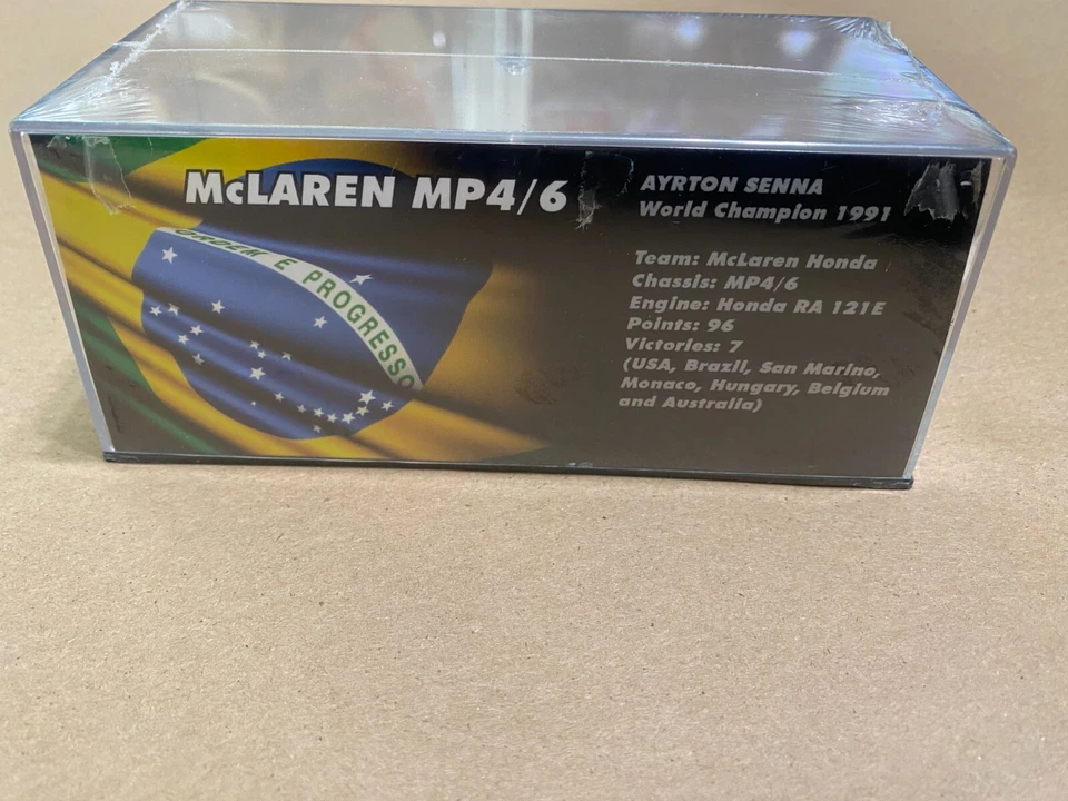 Ayrton Senna McLaren MP4/6 #1 Formula 1 World Champion 1991 1:43 Altaya - Image 3 of 3