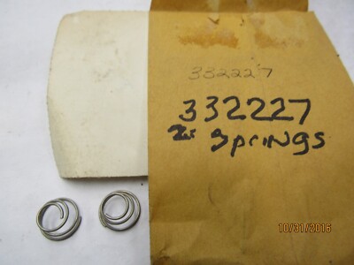 2 NEW OEM OMC JOHNSON EVINRUDE SPRINGS 332227 | eBay