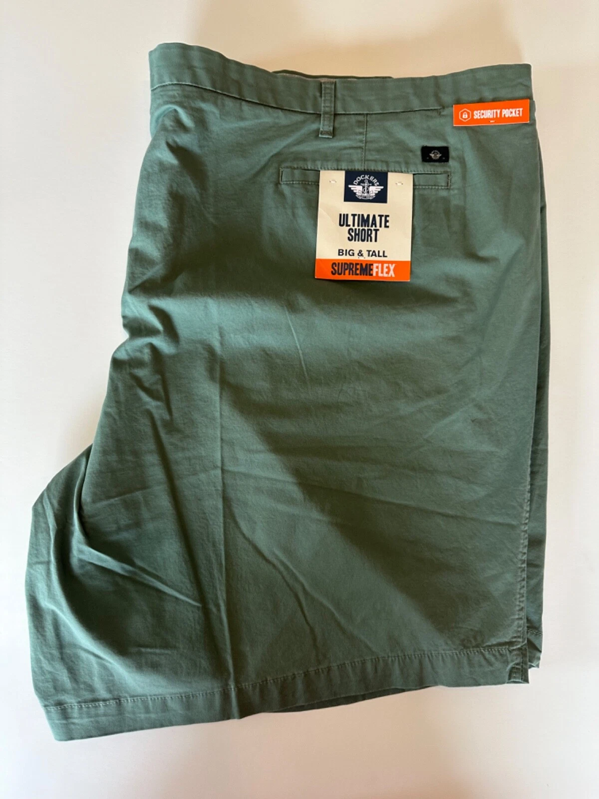 Short flexible Dockers Ultimate Straight Fit vert taille W60 en 9 pouces