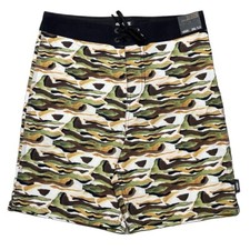 Brand New Boys Vans The Daily Print Boardshort Black/Camo 26/12