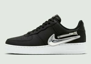 Size 11 - Nike Air Force 1 '07 Premium Silver Swoosh 2020 for sale 