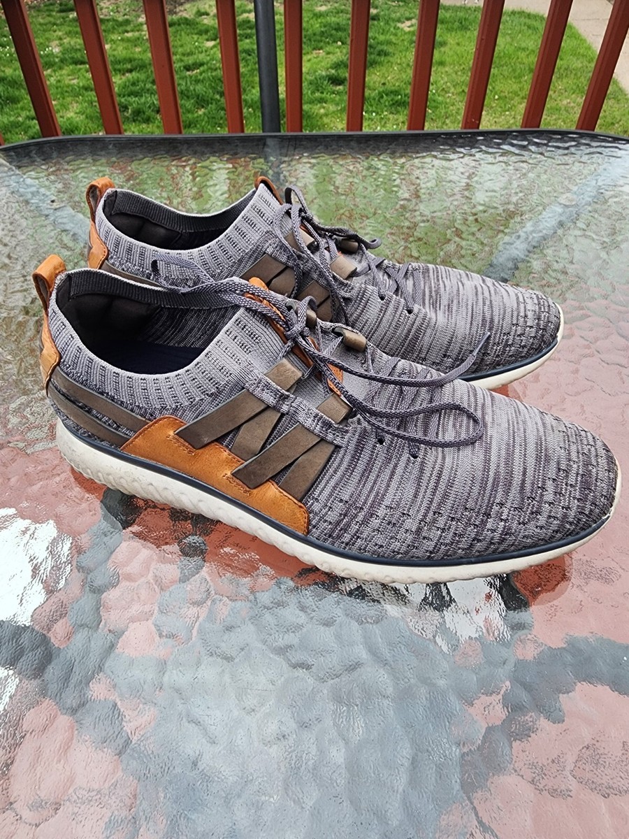 Cole Haan Grand Motion Woven Stitchlite Gray Sneaker C27734 Mens