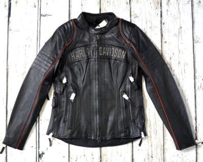 Harley Davidson Womens ECLIPSE Waterproof Reflective Leather