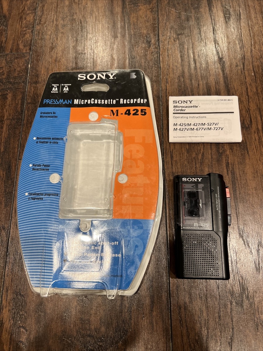 T425◇◇ジャンク SONY ステレオ マイクロ カセット レコーダー M-1000