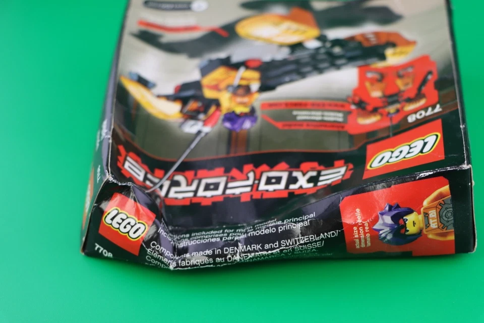 LEGO® Exo-Force 7708 Uplink Brand New! Sealed! Damaged Box! Ryo Orange Mech - Image 4 of 4