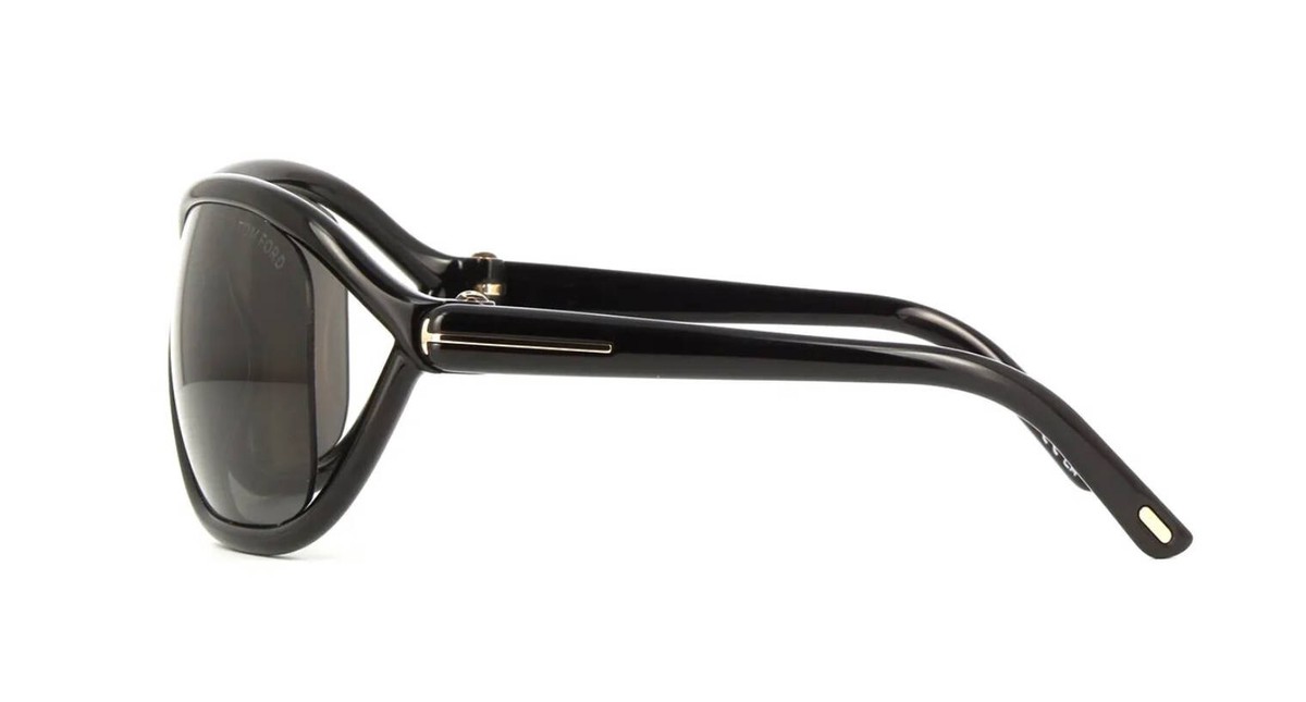 Tom Ford FERNANDA FT 1069 Shiny Black/Grey (01A) Sunglasses Tom Ford FERNANDA FT 1069 Shiny Black/Grey (01A) Sunglasses