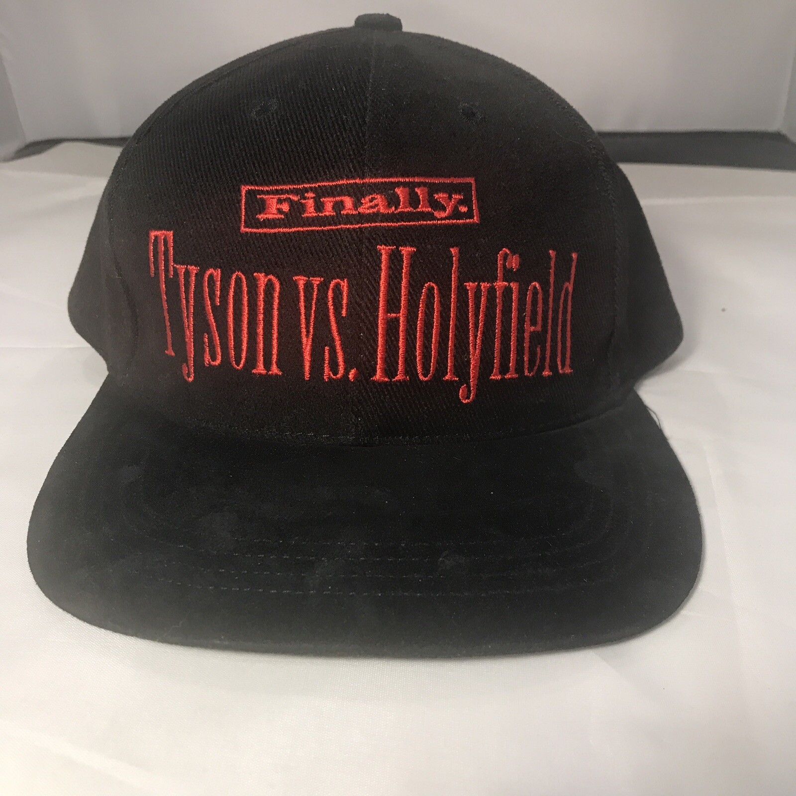 Rare Mike Tyson Vs Evander Holyfield MGM Grand Snap 1996 Velvet Brim Boxing G12