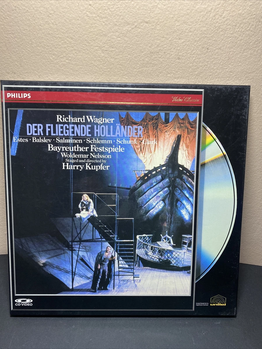 Richard Wagner Der Fliegende Hollander Laserdisc LD Box Set
