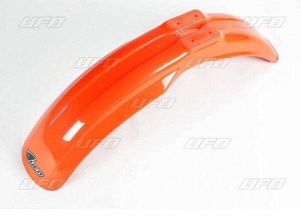 Garde-boue avant UFO orange pour moto Honda CR 125 de 1987 à 1991