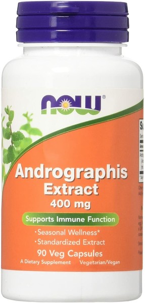 NOW Foods, Andrographis Extract 400Mg Immunsystem 90 Veg. Kapseln Super Preis-image