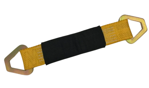 2" x 12" Axle Strap with Protective Sleeve - Premium Diamond Weave Webbing, 3,33