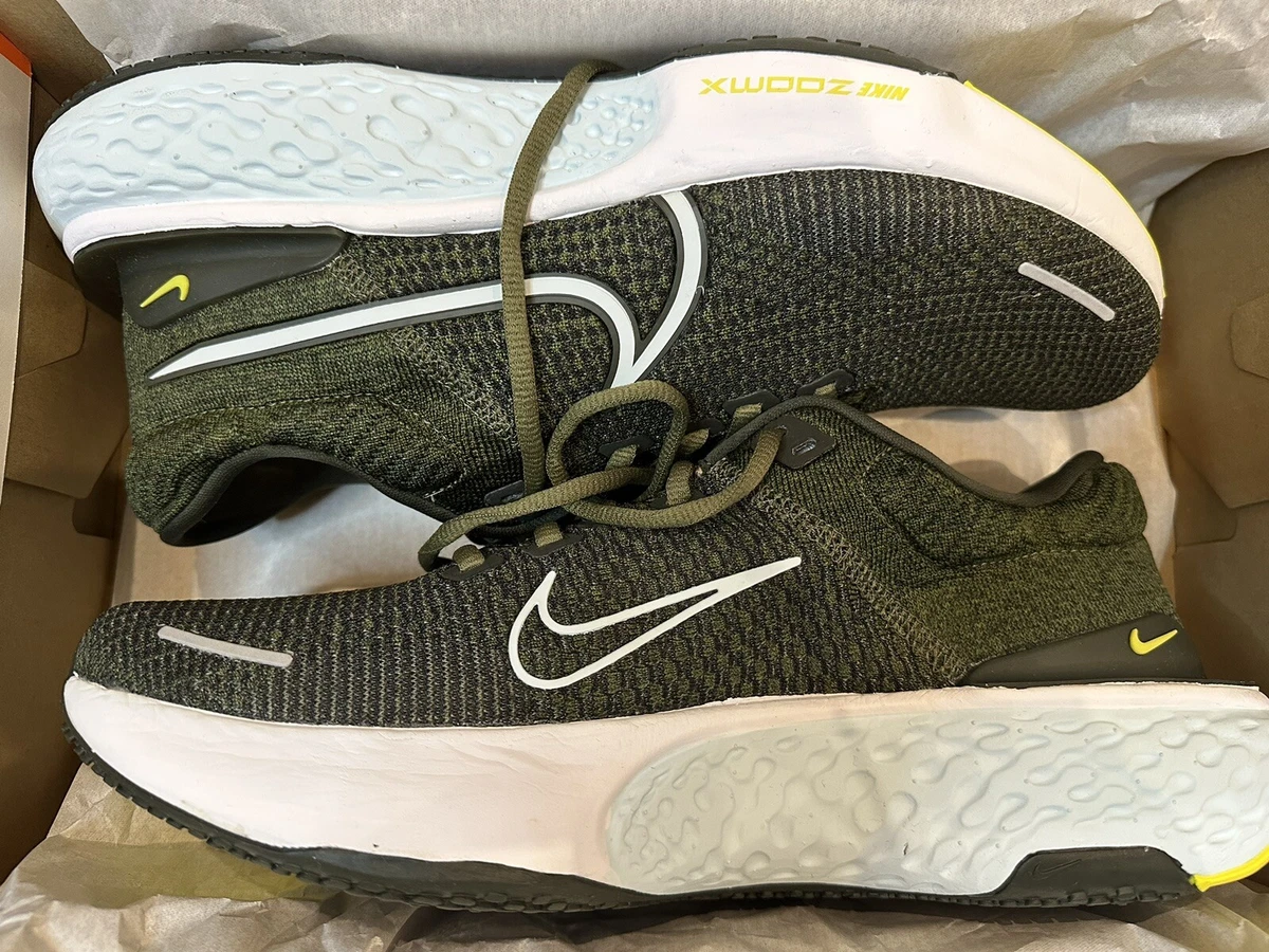 nike zoomx invincible run flyknit 2 rough green/glacier blue EU 45.5 | eBay