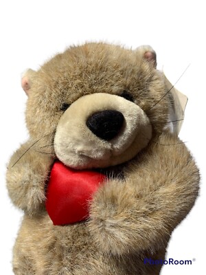 Little Friends Otterly Glad You re Mine Otter With Heart Plush Stuffed Animal