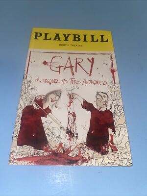 Gary A Sequel to Titus Andronicus Broadway Playbill Nathan Lane