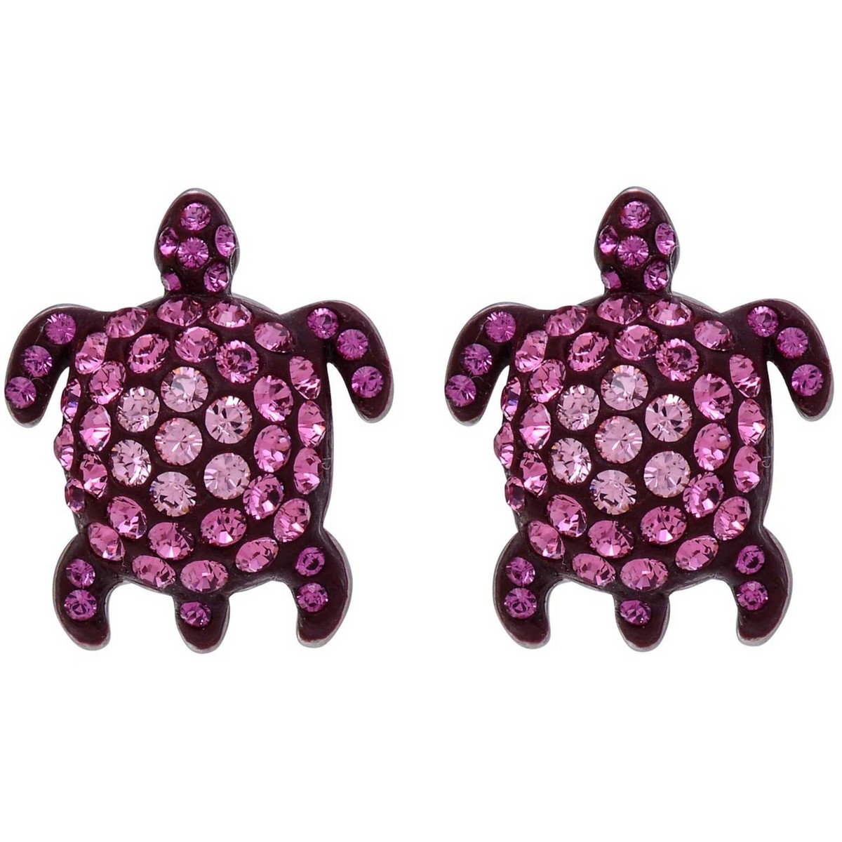 Swarovski Women's Earrings Mustique Sea Life Rhodium Plated