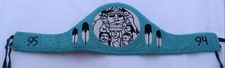 Gorgeous Native American Pow-wow Princess Crown Head Band Hand Made Beaded