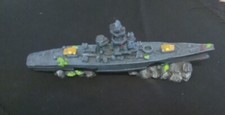 Aquarium Shipwreck Sunken Ship Resin Fish Tank Decorations Navy Battleship