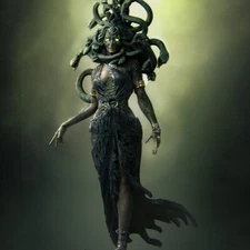 Medusa the Gorgon Modello Figure in resina stampa 3D