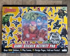 Marvel Avengers  Jumbo Sticker Activity Pad by over 1000 stickers